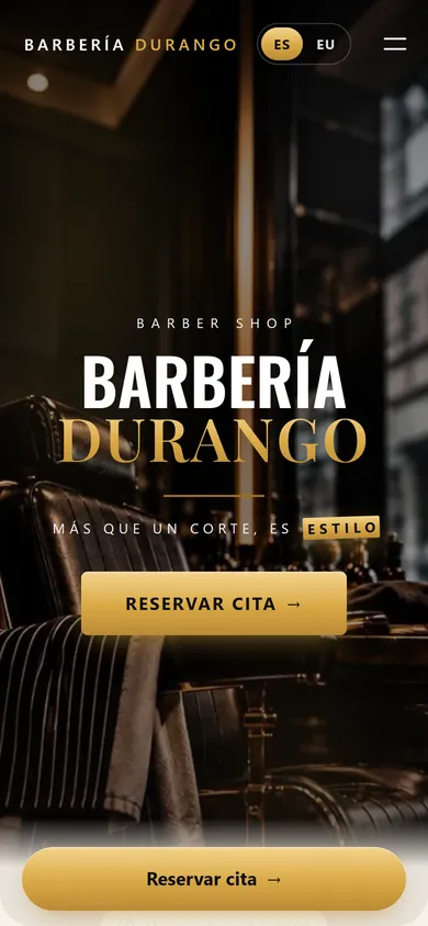 Portada en el móvil: El botón de reservar siempre a mano